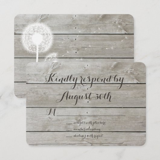 UAwg RSVP Karte (Vorne/Hinten)