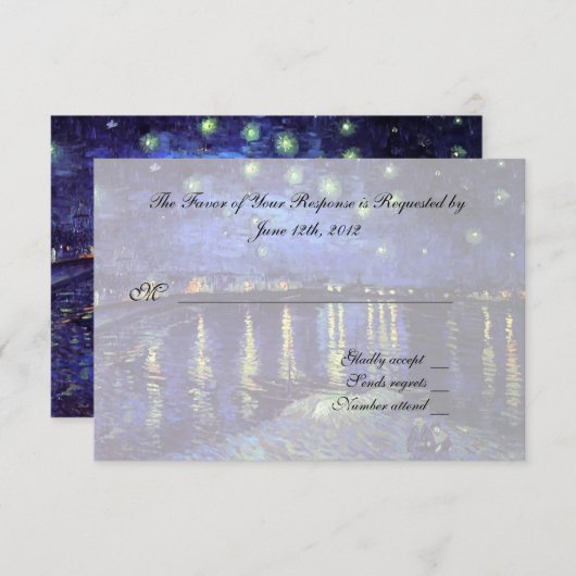 UAWG RSVP KARTE (Vorne/Hinten)