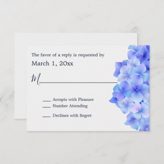 UAwg RSVP Karte (Vorne/Hinten)