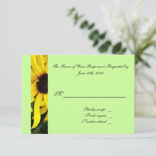 UAWG RSVP KARTE (Stehend Vorderseite)