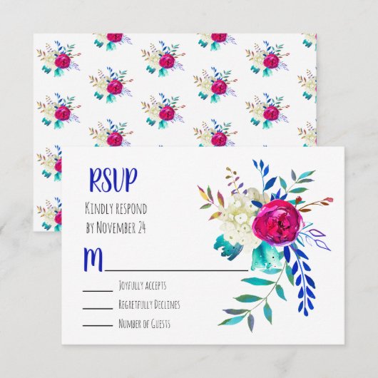 UAwg RSVP Karte (Vorne/Hinten)