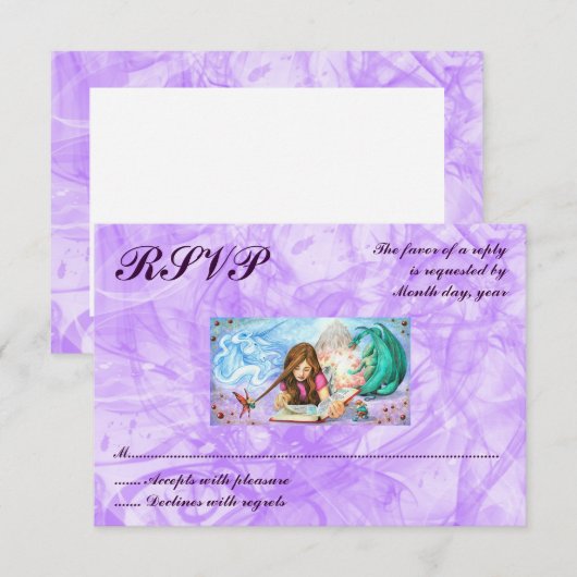 UAwg RSVP Karte (Vorne/Hinten)