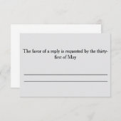 UAWG RSVP KARTE (Vorne/Hinten)