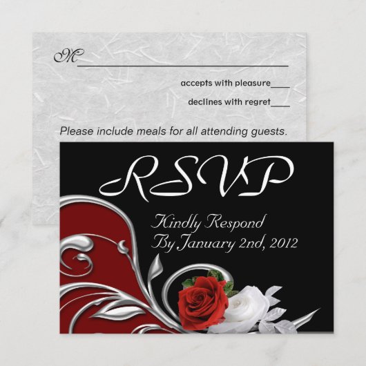 UAWG RSVP KARTE (Vorne/Hinten)