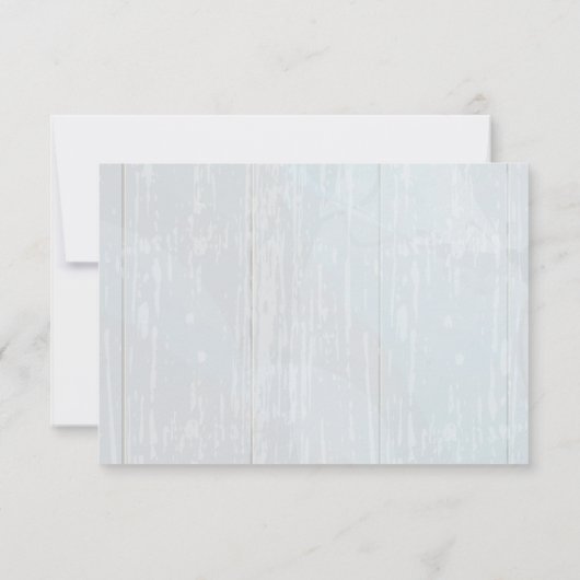 UAWG Rustic Hanging Mason Jar Wedding RSVP Karte (Rückseite)