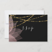 UAWG Schwarz-weiße Rose Frische Pasta machen RSVP Karte (Rückseite)