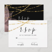 UAWG Schwarz-weiße Rose Frische Pasta machen RSVP Karte (Vorne/Hinten)