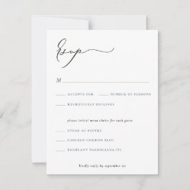 UAWG Script Classic UAWG Insert Card RSVP Karte
