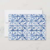 UAWG Shibori Kumo Seepferd RSVP Karte (Rückseite)