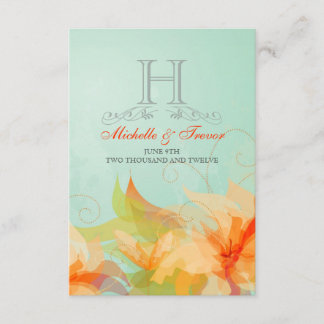 UAWG - Stilvolle Abstrakte Hochzeitseinladungen RSVP Karte