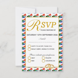UAwg Südafrika RSVP Karte