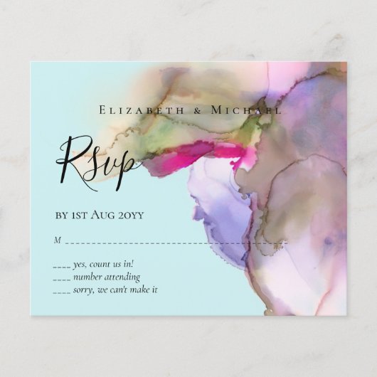 UAWG Technicolor Watercolor Wedding (Vorderseite)