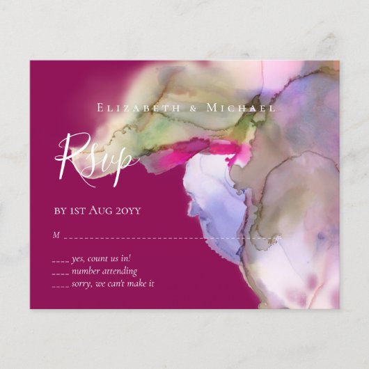 UAWG Technicolor Watercolor Wedding (Vorderseite)