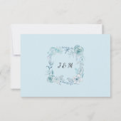 UAWG Terra Cotta Pink Blumenzwiebelblume Einladung (Rückseite)