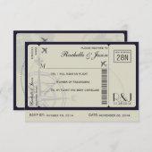 UAWG Ticket Airlines RSVP Karte (Vorne/Hinten)