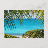 UAWG Tropical Beach gerahmt mit Palmfronten