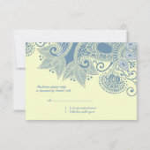 UAWG Viktorianische Hochzeitkarte RSVP Karte (Rückseite)