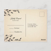 UAWG viktorianischer Rose Postkarte (Rückseite)