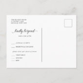 UAwg von Aquarellfrüchten Einladungspostkarte (Rückseite)