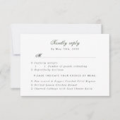 UAWG w-Mahlzeit Wahl Wasserfarbe Wildblume Kranz RSVP Karte (Vorderseite)