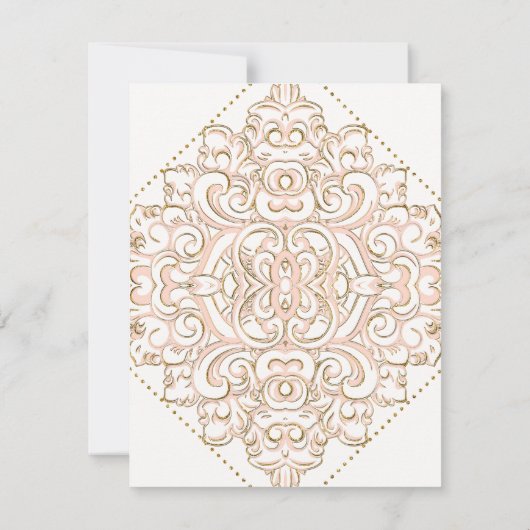 UAWG w Menu Wählen Sie ein Restaurant Formal Moder RSVP Karte (Rückseite)