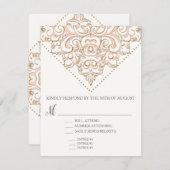 UAWG w Menu Wählen Sie ein Restaurant Formal Moder RSVP Karte (Vorne/Hinten)