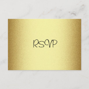 UAWG Wartekarte alles Ereignis-elegante Gold RSVP Karte