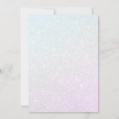 *~* UAWG Website Glitzer Ombre Pastel AR13 Wedding Einladung (Rückseite)