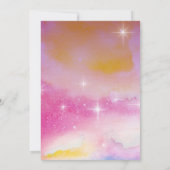 *~ UAWG Website Kosmischer Nebel Himmelshochzeit Einladung (Rückseite)