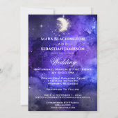 *~* UAWG Website MOON STARS Cosmic AR14 Wedding Einladung (Rückseite)