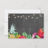 UAWG Wedding Aloha Tropical Cards Einladungen (Rückseite)
