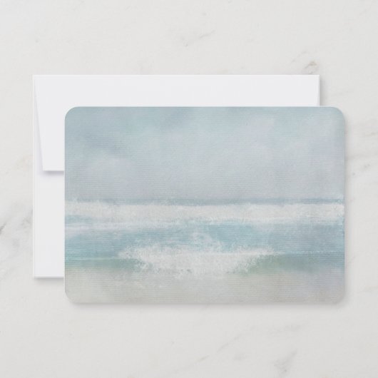 UAWG Wedding Arch mit Nautical Net RSVP Karte (Rückseite)