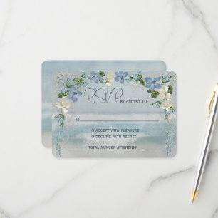 UAWG Wedding Arch mit Nautical Net RSVP Karte