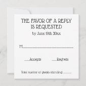 UAWG Wedding Bells Einladung (Rückseite)