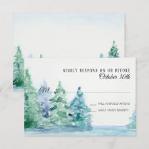 UAWG Wedding Blue Lake w Mountain Pine Trees