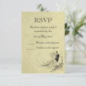 UAWG Wedding Card RSVP Karte (Stehend Vorderseite)