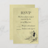 UAWG Wedding Card RSVP Karte (Vorne/Hinten)
