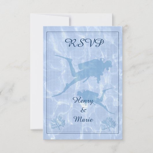 UAwg Wedding Card RSVP Karte (Vorderseite)