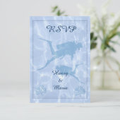 UAwg Wedding Card RSVP Karte (Stehend Vorderseite)