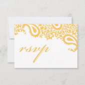 UAWG Wedding Card with Food Option RSVP Karte (Vorderseite)