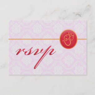UAWG Wedding Indian Style Card RSVP Karte