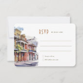 UAWG Wedding Insert New Orleans Französisch Vierte Einladung (Vorderseite)