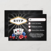 UAWG Wedding Las Vegas Casino - Karten (Vorne/Hinten)