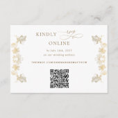 UAwg Wedding mit dem QR Code Begleitkarte (Vorderseite)