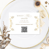 UAwg Wedding mit dem QR Code Begleitkarte