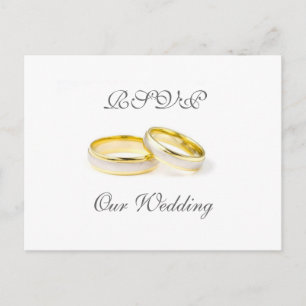 UAWG Wedding Postcard Einladungspostkarte