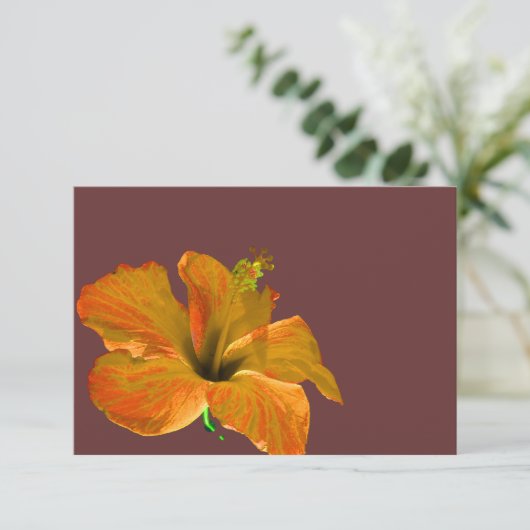 UAwg Wedding Reply Card Herbstfarben RSVP Karte (Stehend Vorderseite)