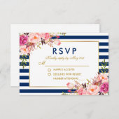 UAwg Wedding RSVP Karte (Vorne/Hinten)