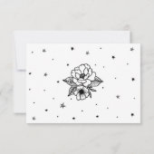 UAWG Wedding Tattoo Traditionelles Rockherz Einladung (Rückseite)