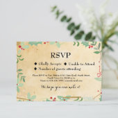 UAWG Wedding Winter Holidays Holly Cards Einladung (Stehend Vorderseite)